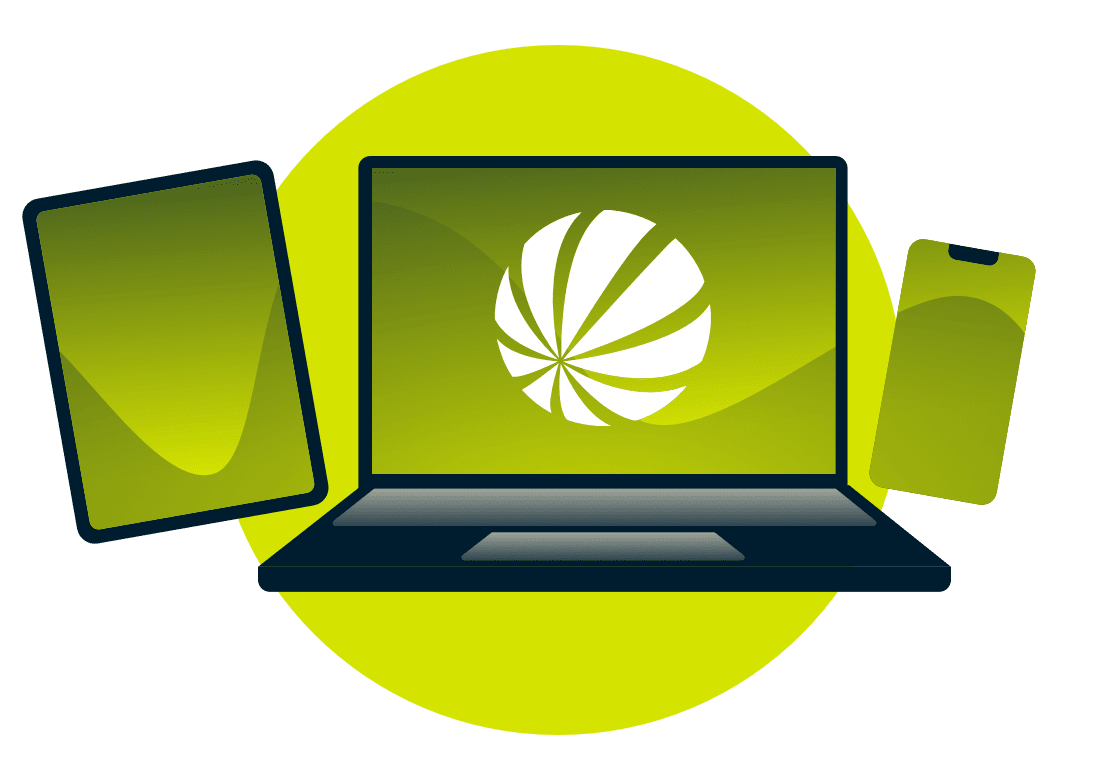 SAT.1 Logo auf Bildschirm